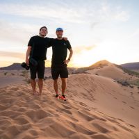 Raid Courrier Sud au Maroc en course à pied et VTT - équipe organisation 9