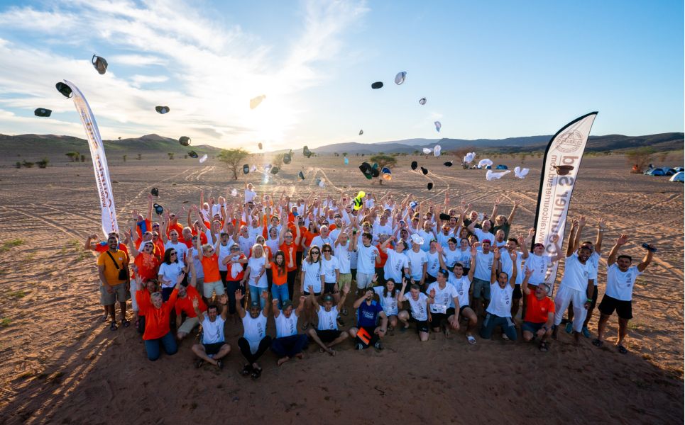 Raid Courrier Sud au Maroc en course à pied et VTT - Orga et Coureurs