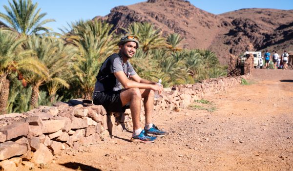 Raid Courrier Sud au Maroc en course à pied et VTT - équipe organisation 2