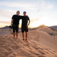 Raid Courrier Sud au Maroc en course à pied et VTT - équipe organisation 9